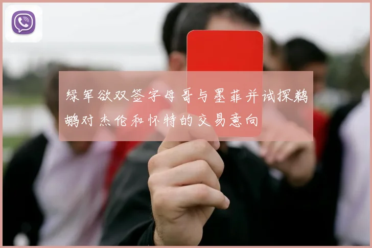 绿军欲双签字母哥与墨菲并试探鹈鹕对杰伦和怀特的交易意向